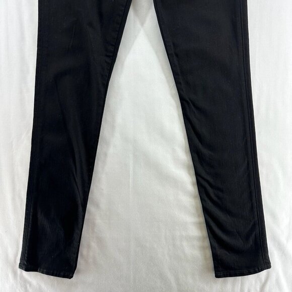 Hudson Jeans Womens Size 27 Low Rise Skinny Dark Washed Stretch Denim Black - Picture 4 of 11